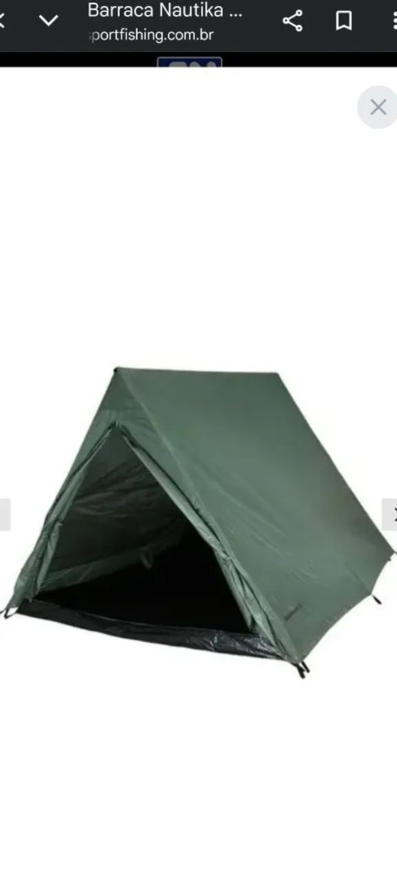 Barraca de camping canadense 3 pessoas 