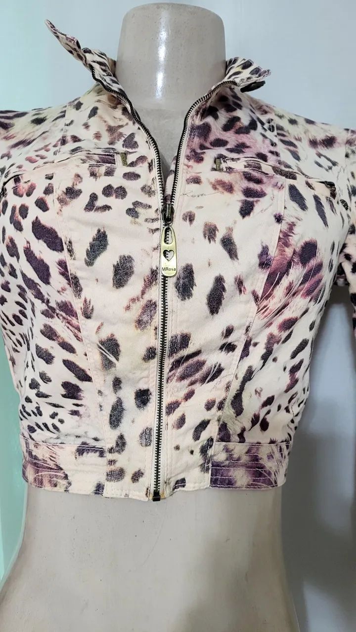 Jaqueta morena rosa - Foto 2