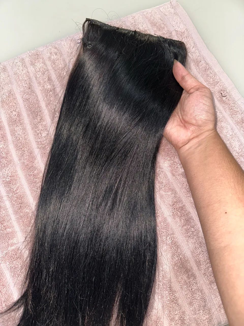 MEGA HAIR HUMANO NA TELA 45CM - Foto 4