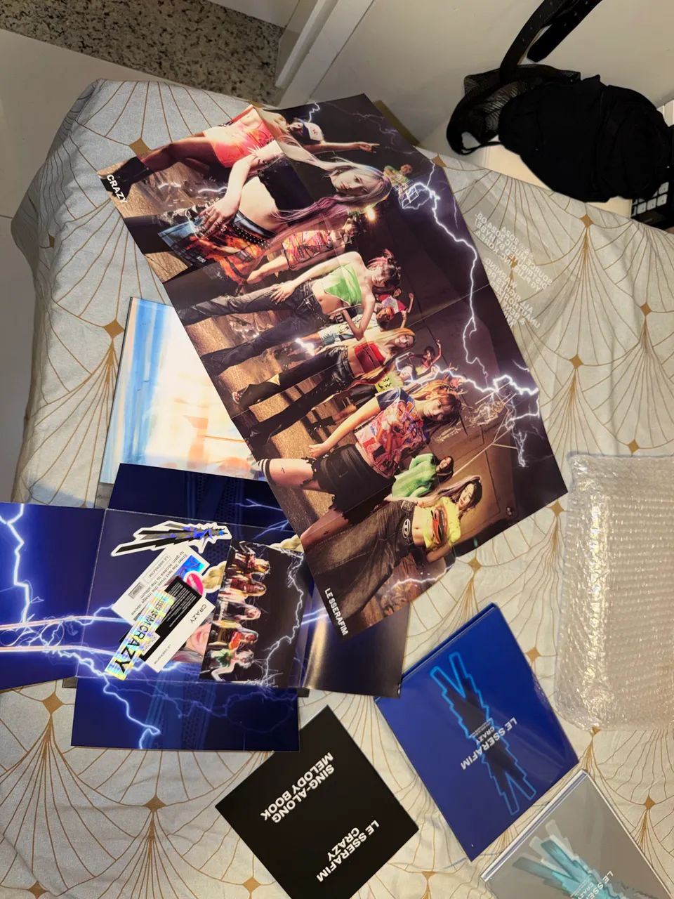 LE SSERAFIM CRAZY Vol. 1 Preto Original Weverse - Foto 4