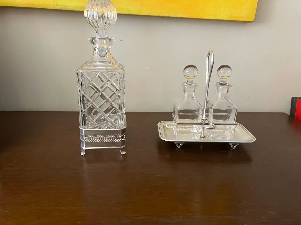 Conjunto Cristal e prata  - Foto 2