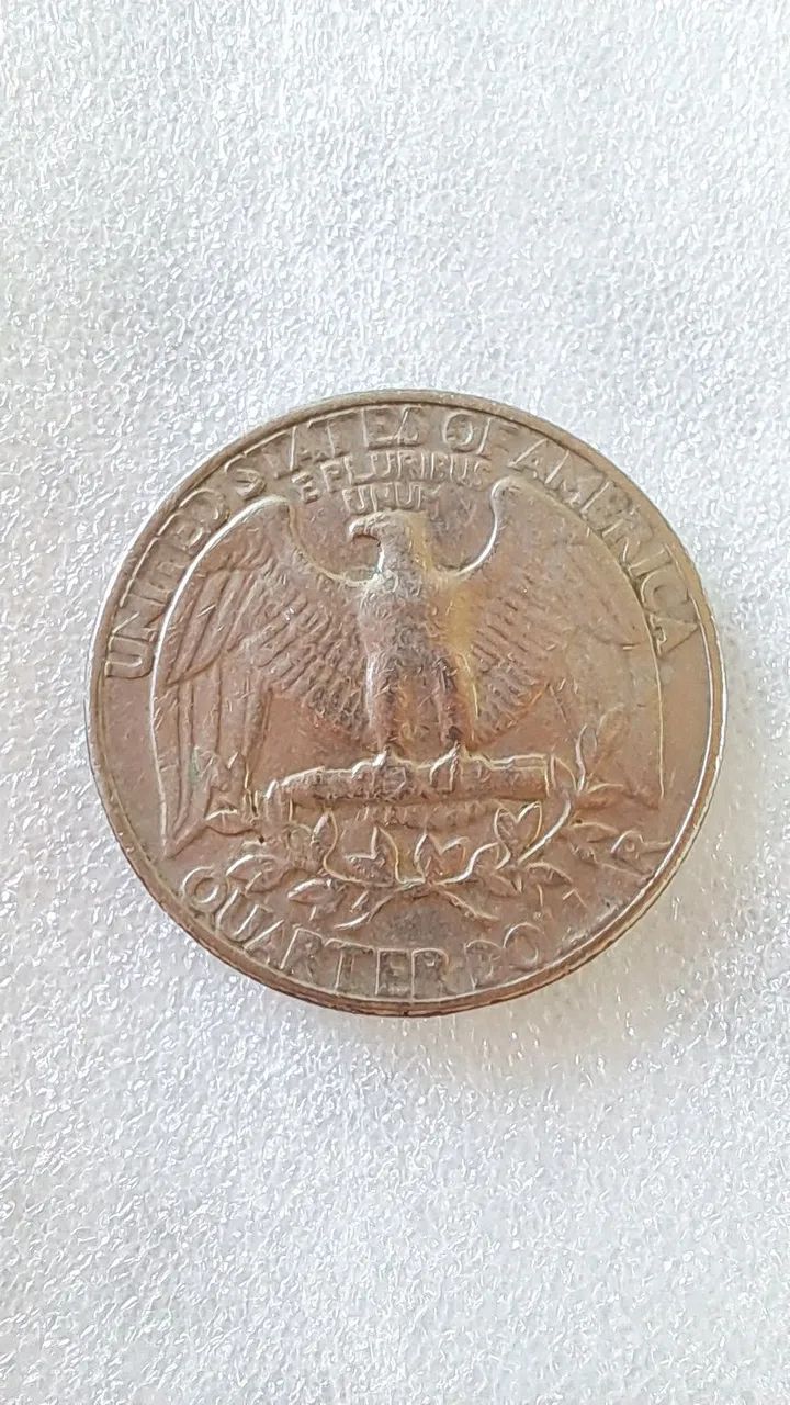 Moeda antiga e rara! Quarter dollar 1985! - Foto 2