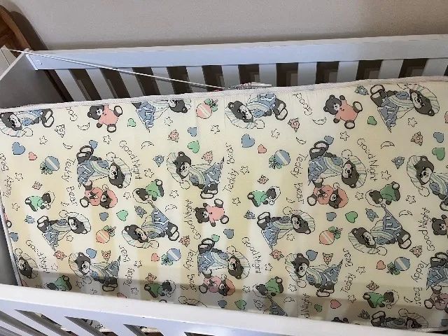 Berço que vira cama com colchão Ortobom - Foto 3