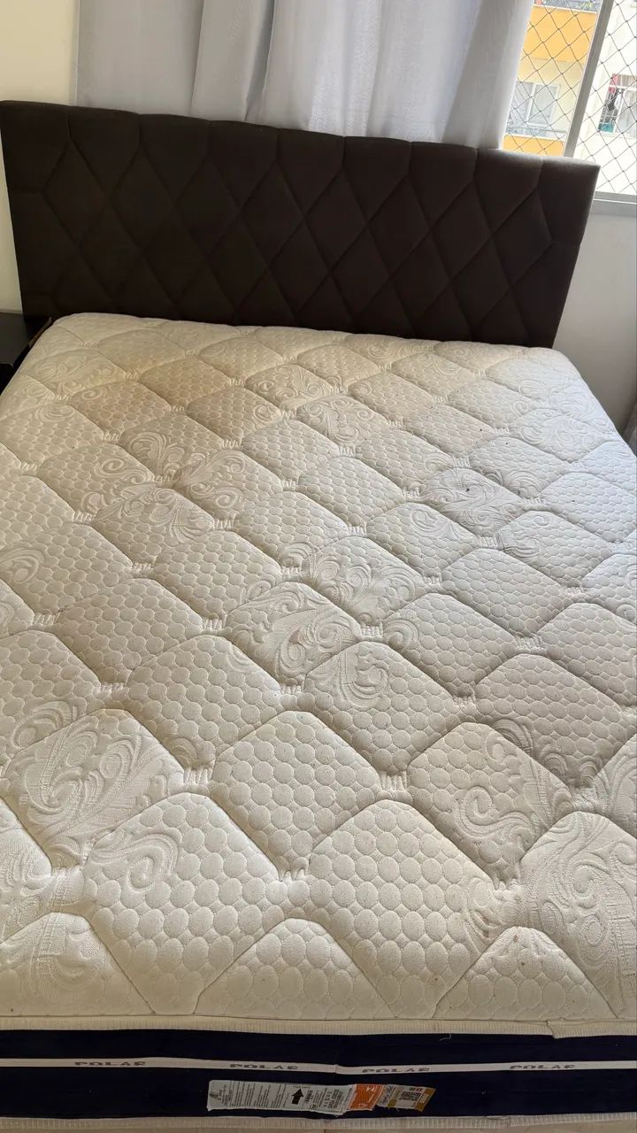 Cama queen com cabeceira - Foto 5