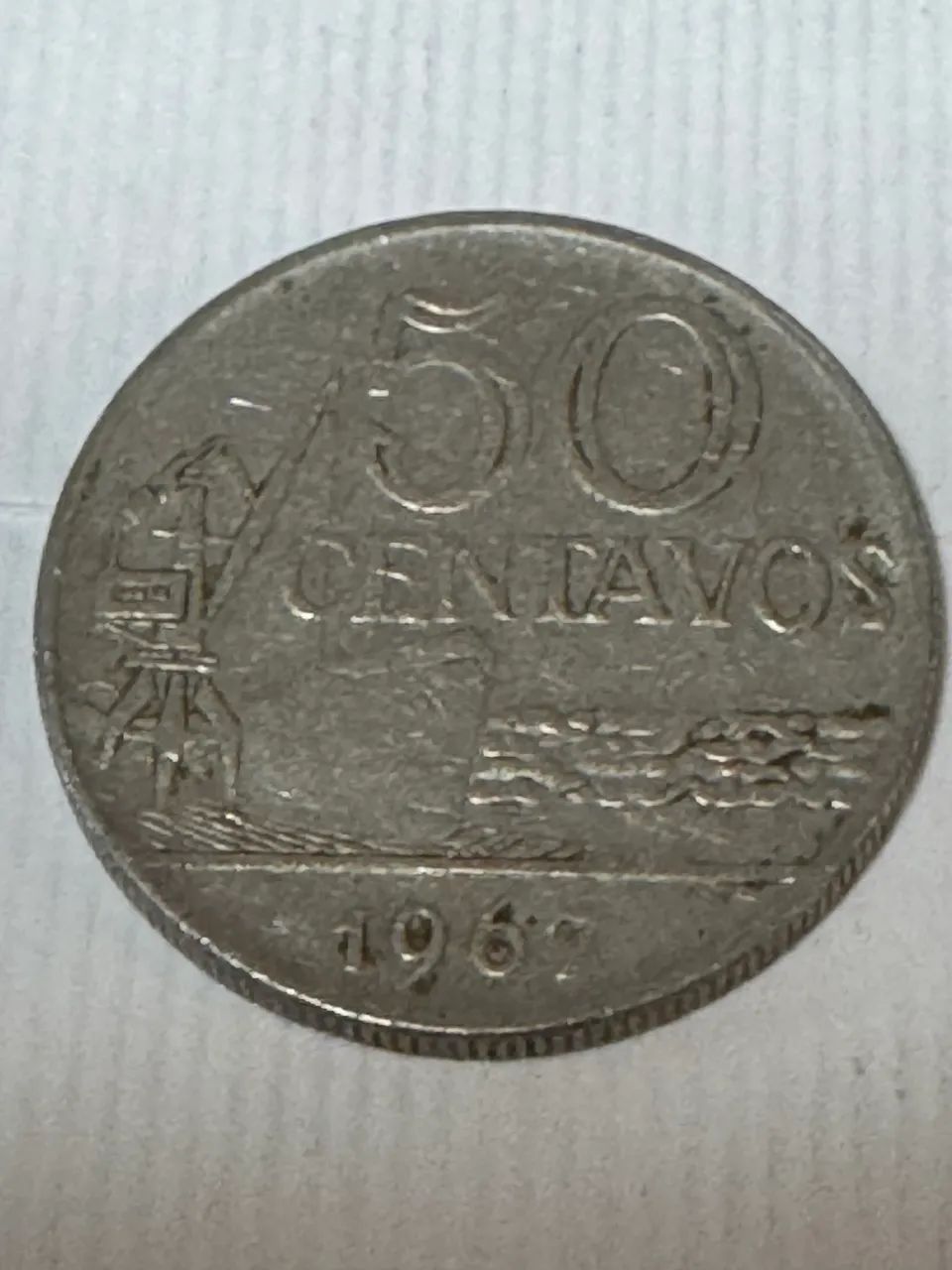 Moeda 50 centavos 1967 valor 20.00