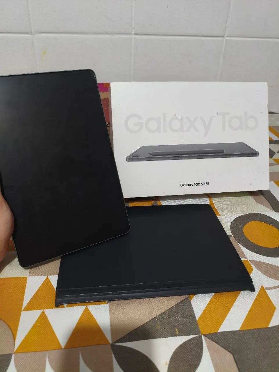Tablet S9 fé com duas capa e bolsa de trasporte na caixa  - Foto 4