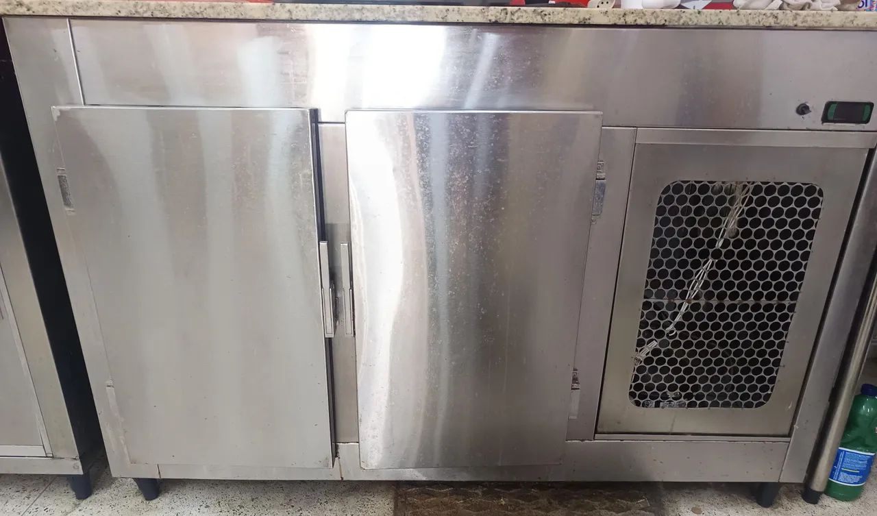 BALCÃO INOX GELADO E NEUTRO  - Foto 4