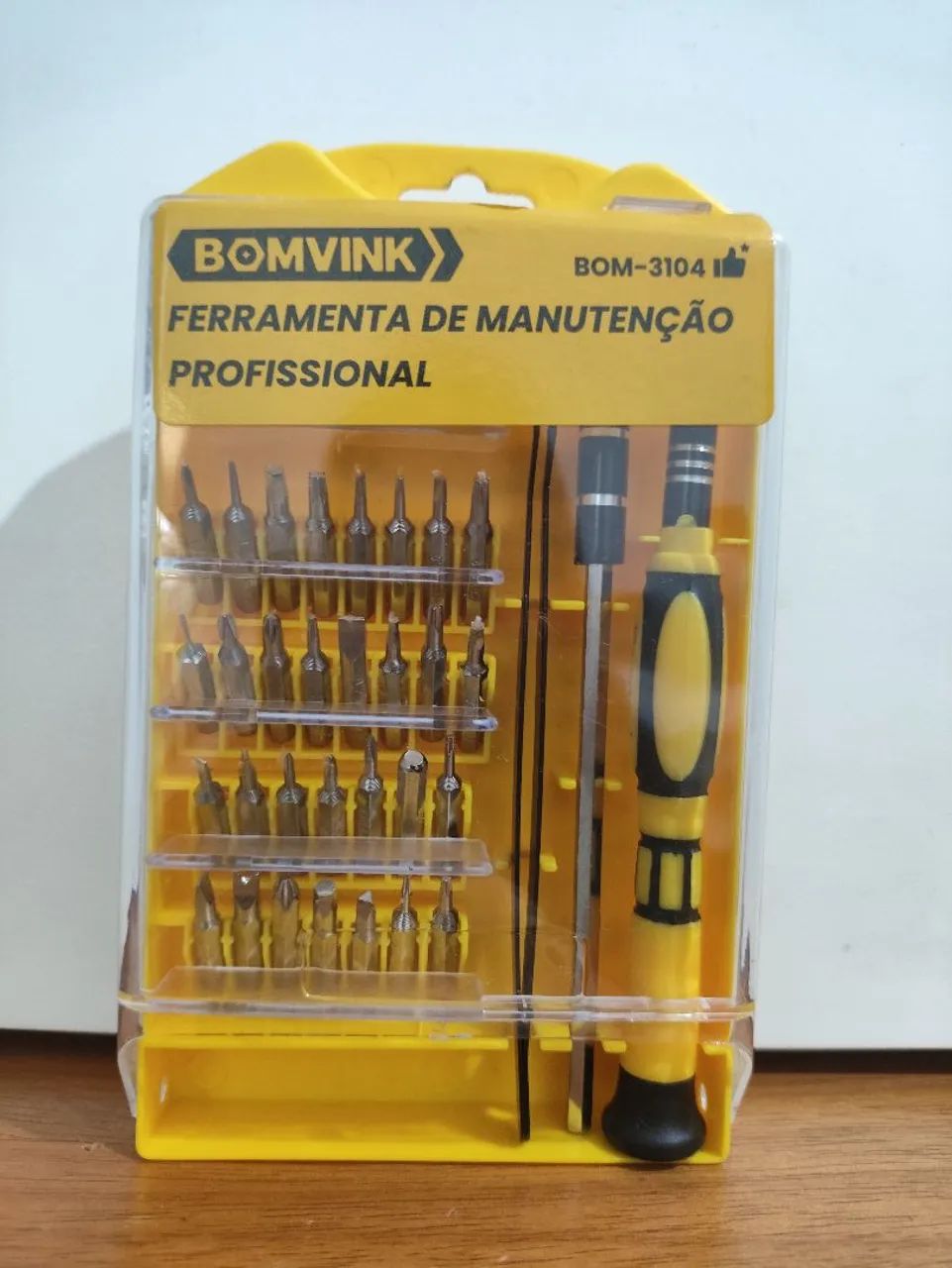 Kit ferramentas chave de precisão bomvick 31 peças para celular e relógio 