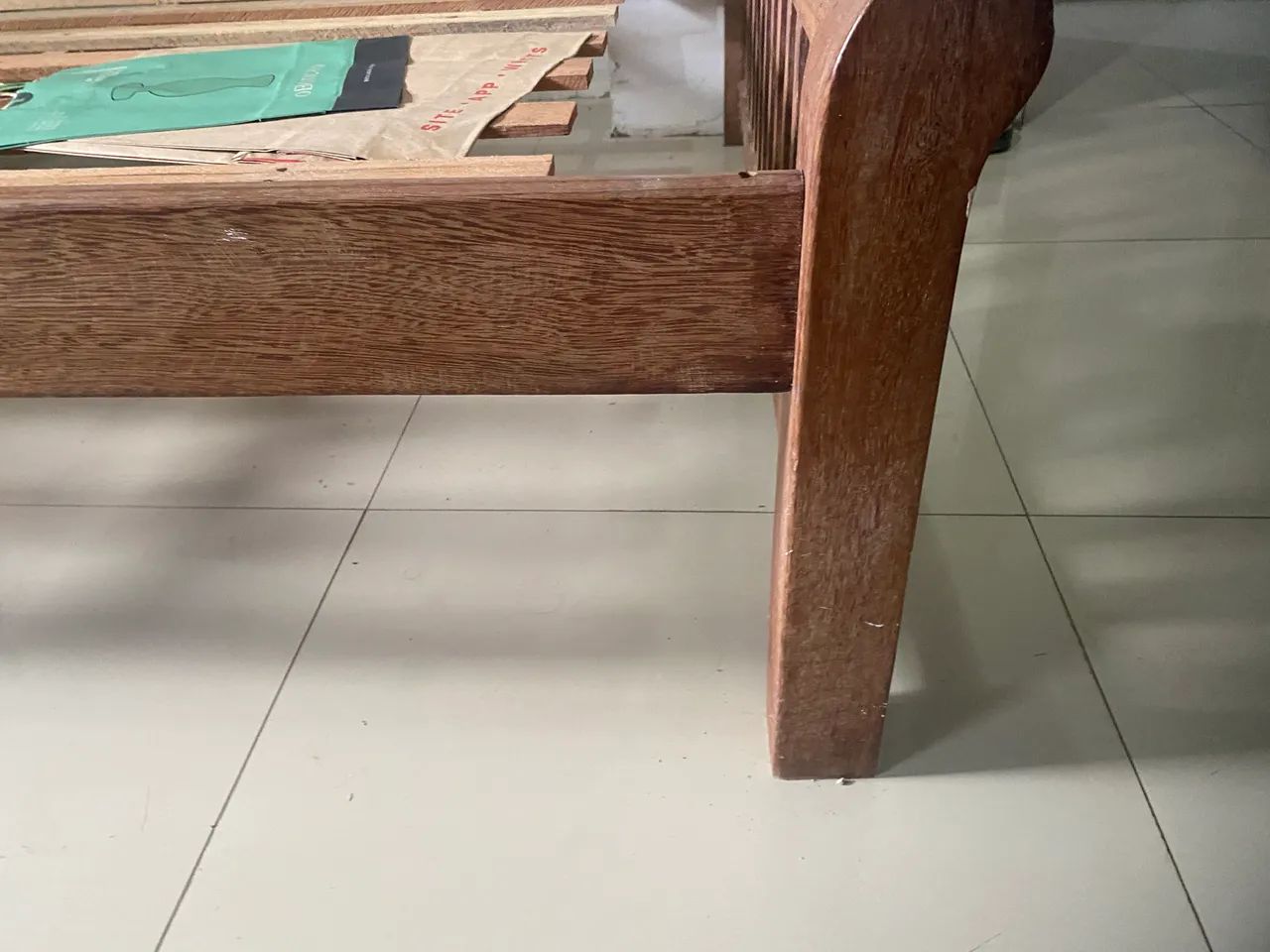Cama de madeira de lei - Foto 3