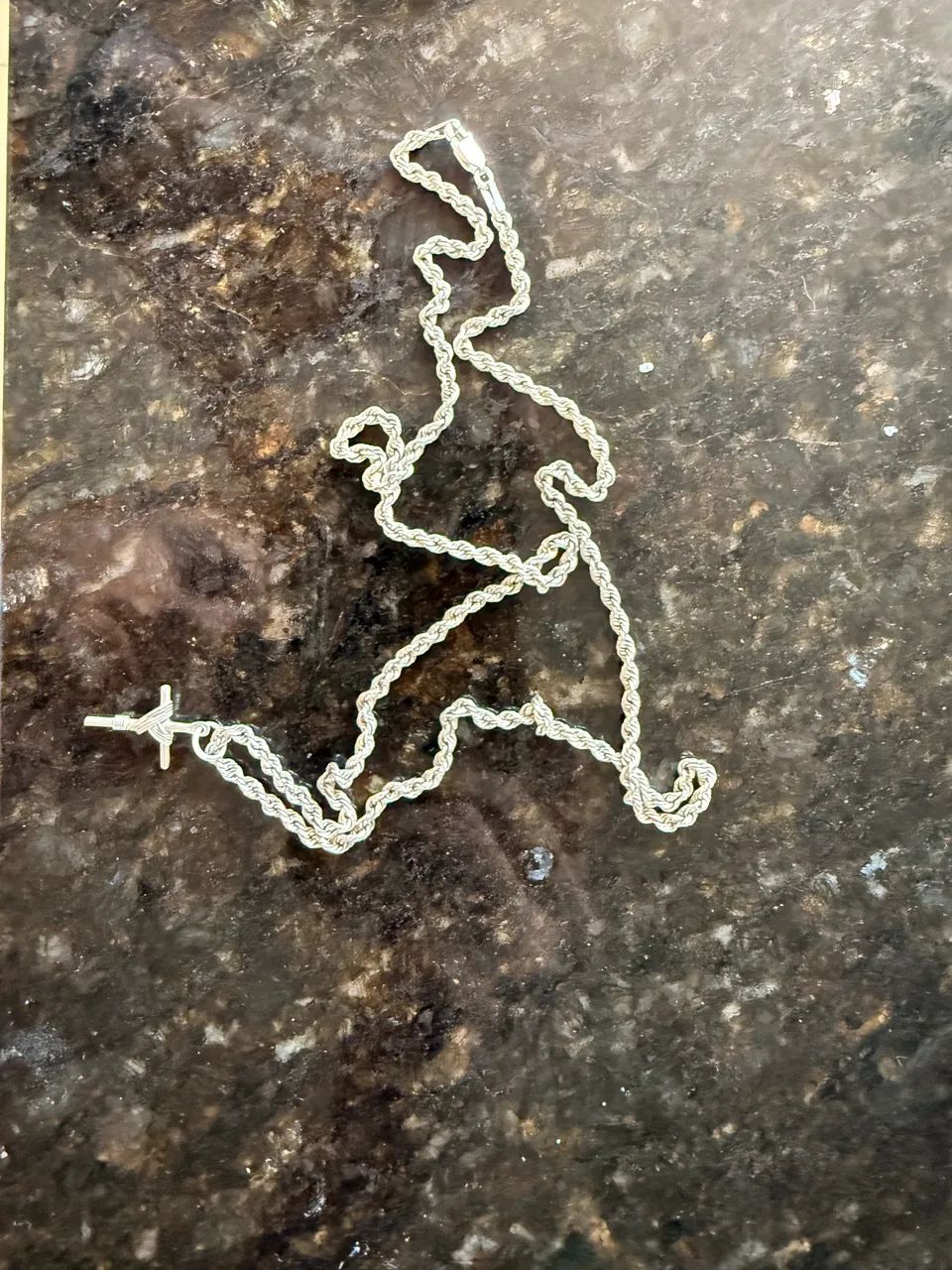 Correndo de prata tipo baiana 3mm