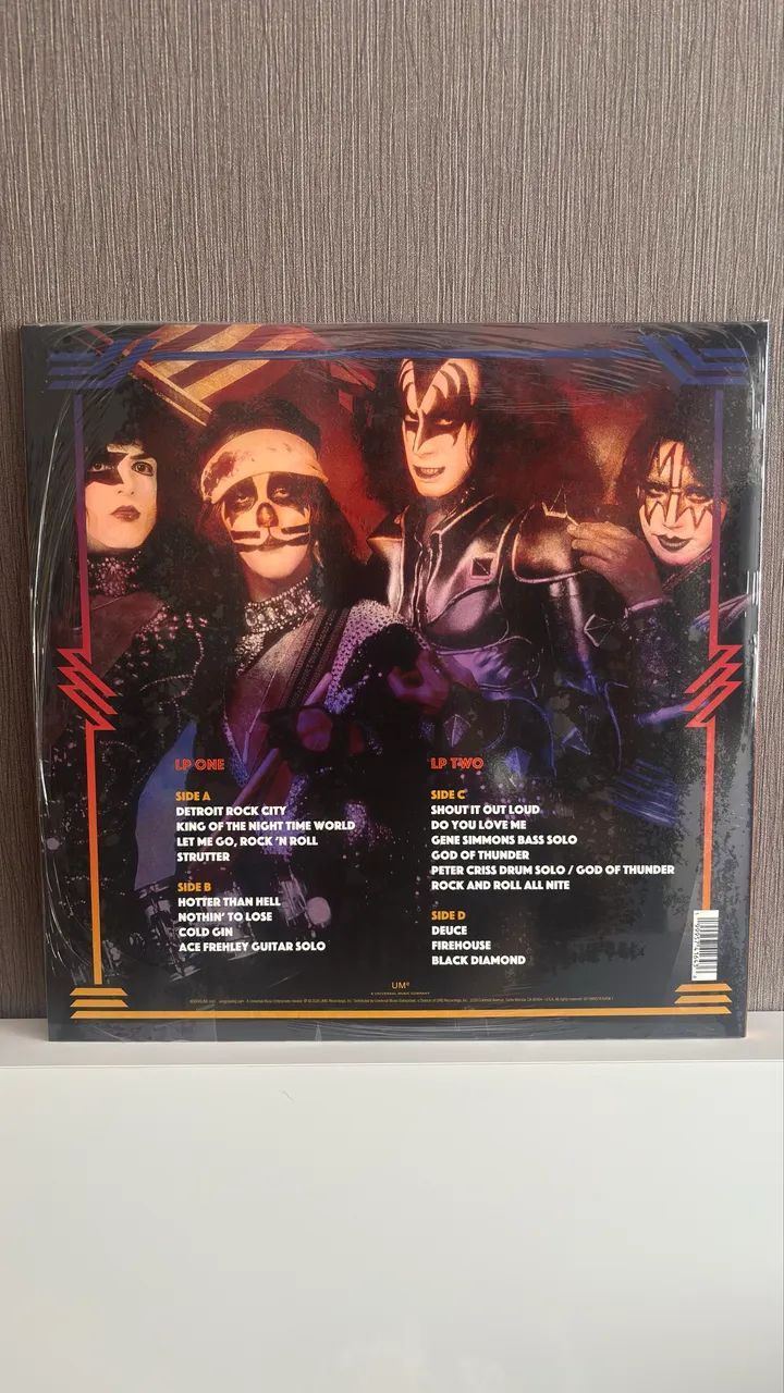 LP / VINIL IMPORTADO  | KISS - DESTROYER ANAHEIM ?76 - DUPLO - Foto 3