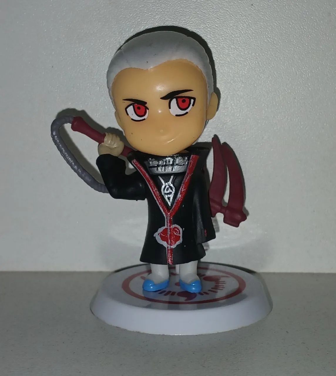 BONECO MINIATURA NARUTO AKATSUKI HIDAN