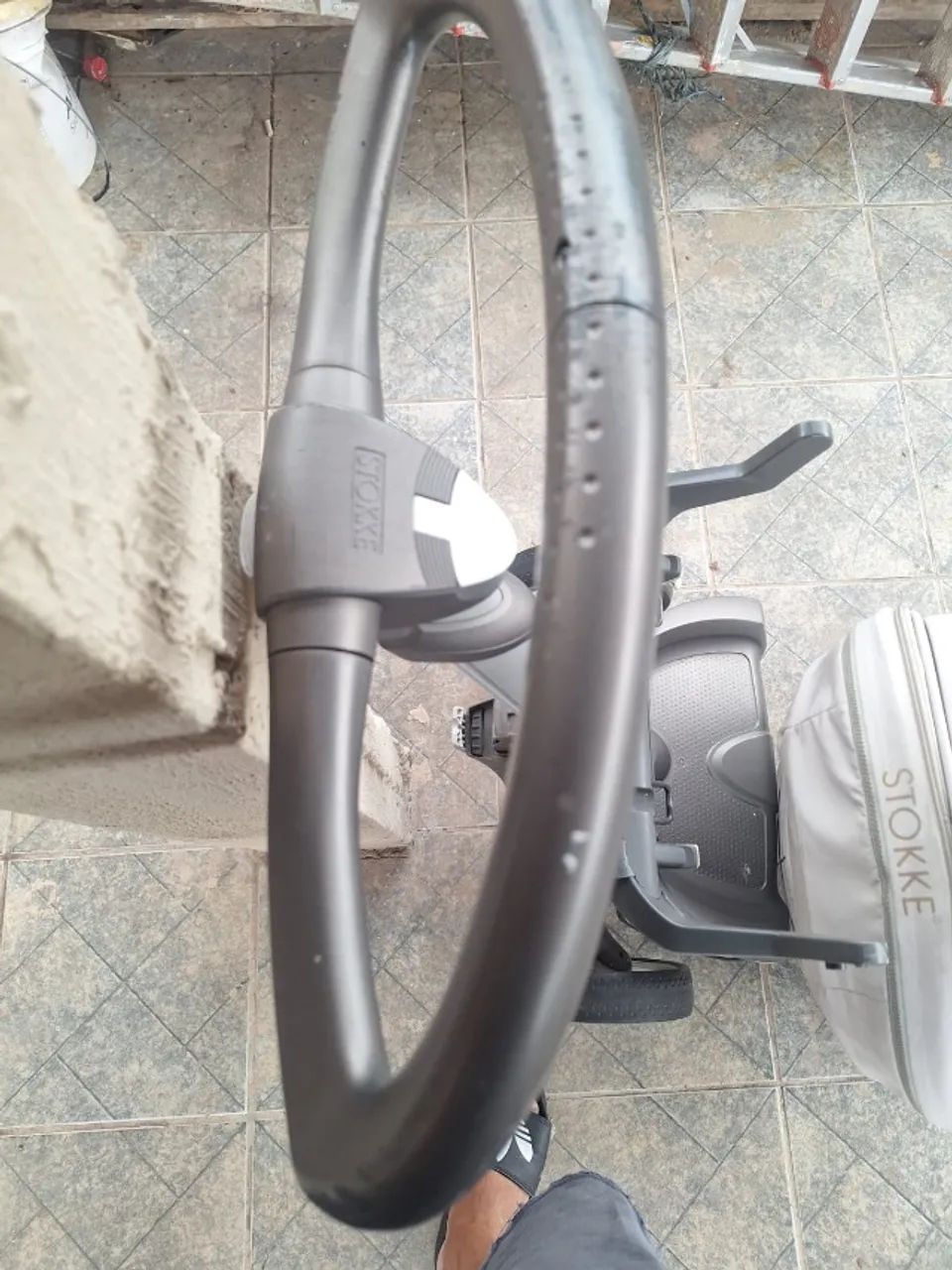 Carrinho De Bebe Stokke Cinza-claro Cinza - Foto 2