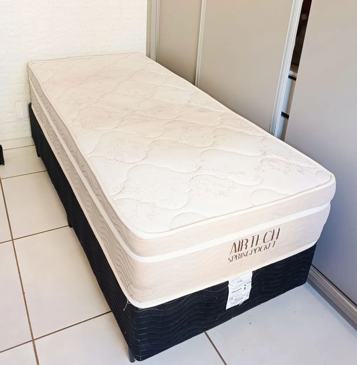 Cama solteiro box 