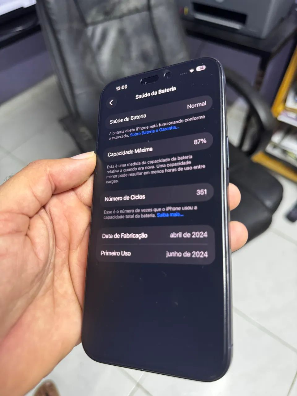 Iphone 15 Pro Max 256GB Bateria 88% Todo Original - Foto 4