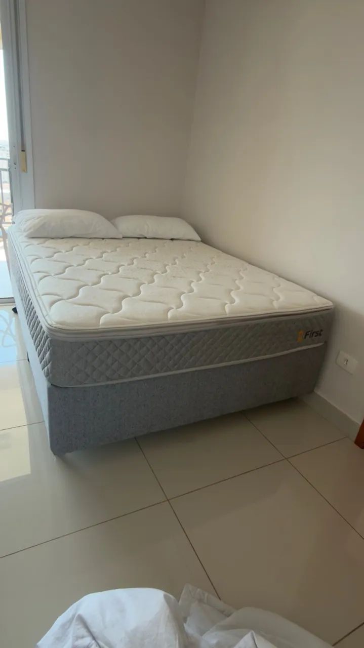 Cama Casal (colchao + box) Excelente qualidade - Foto 4
