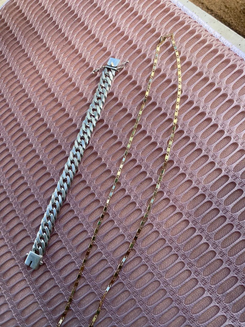 Pulseira gourmet prata maciça 11 mm, 21 cm