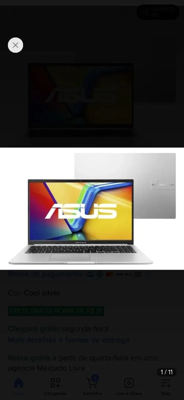 Notebook apenas 6 meses de uso, sem marcas de uso - Foto 3