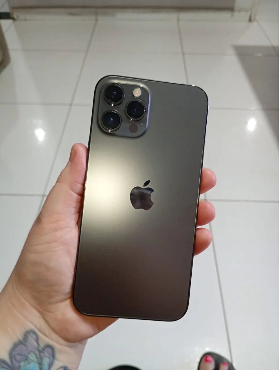 iPhone 12 Pro Max 256 g pg no ato da retirada 