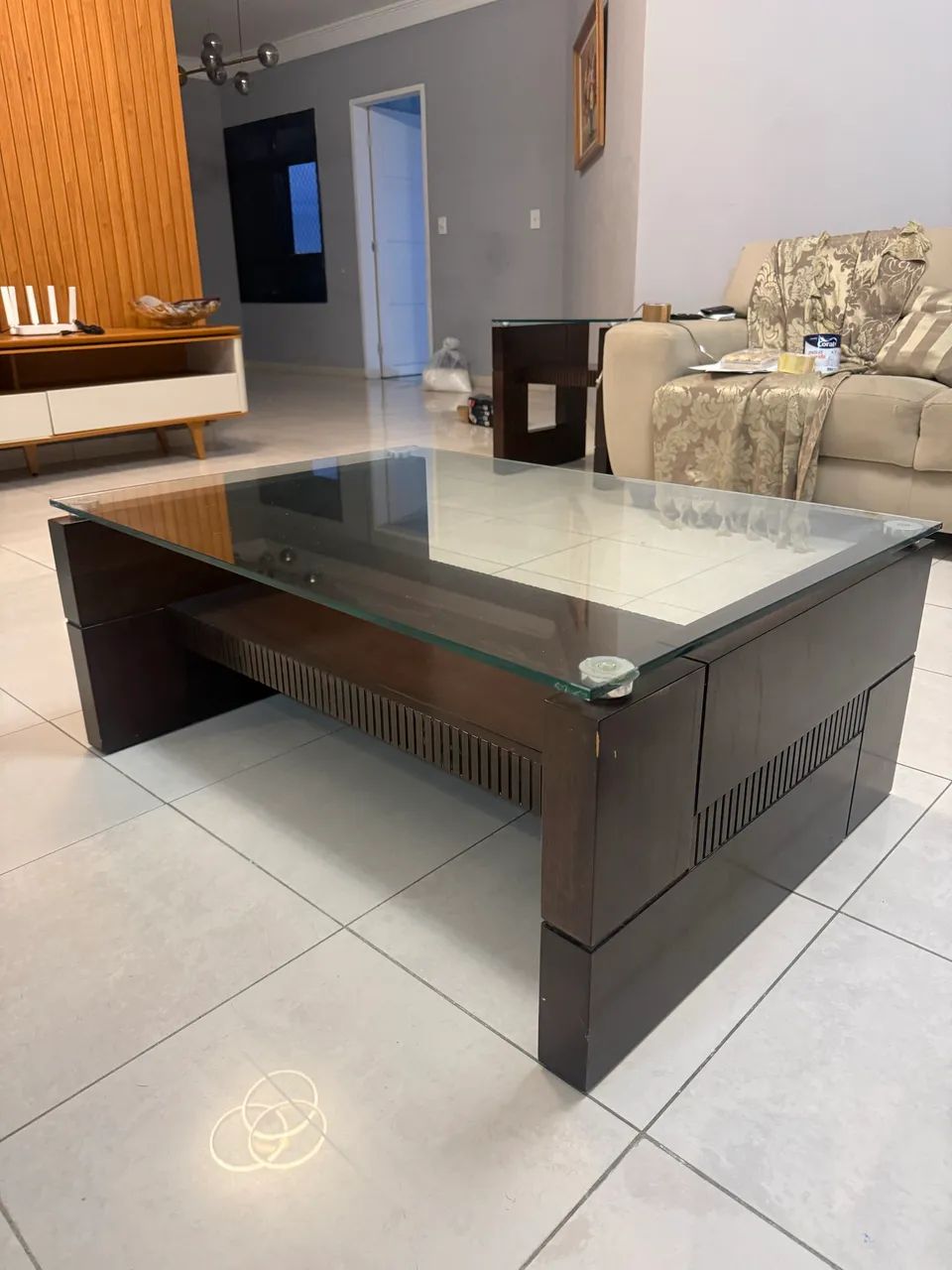 CONJUNTO centro de mesa e mesa lateral  - Foto 4