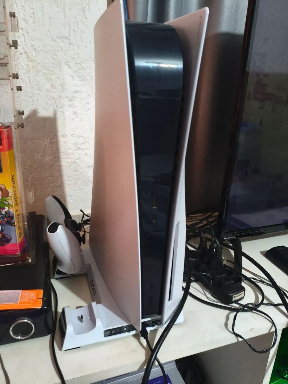 Playstation 5 + controle, jogo e base