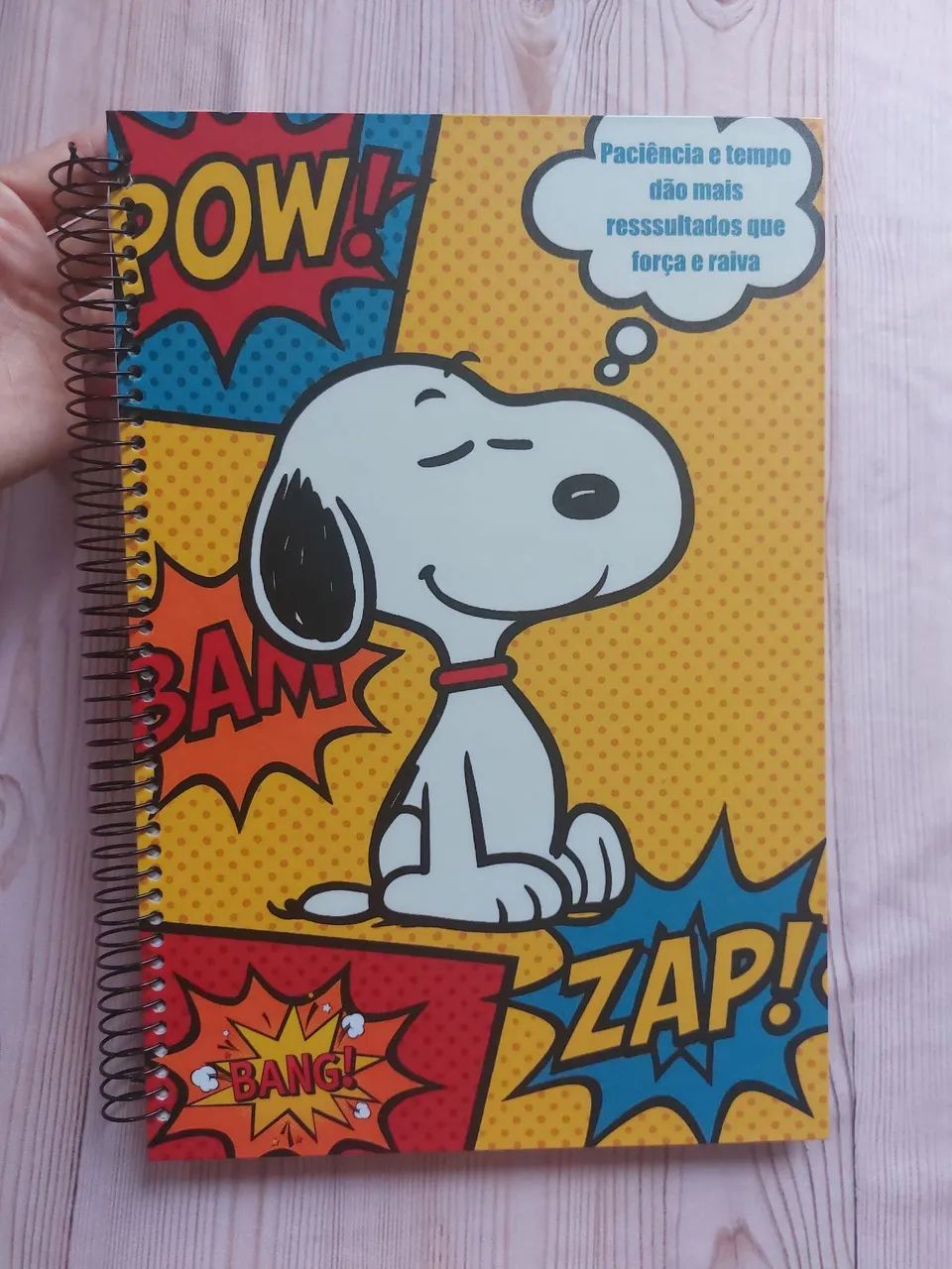 Caderno personalizado  Snoopy 445600329588418561