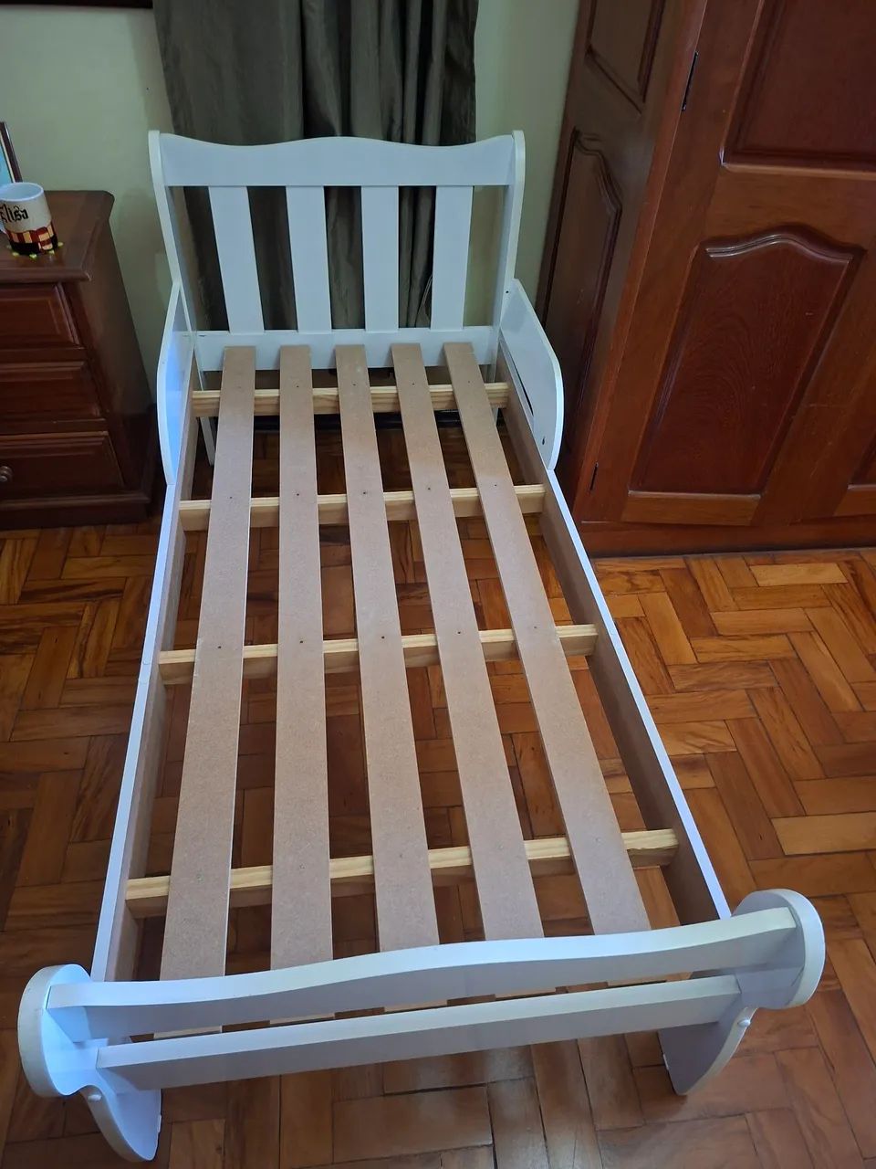 Mini cama infantil branca - Foto 3