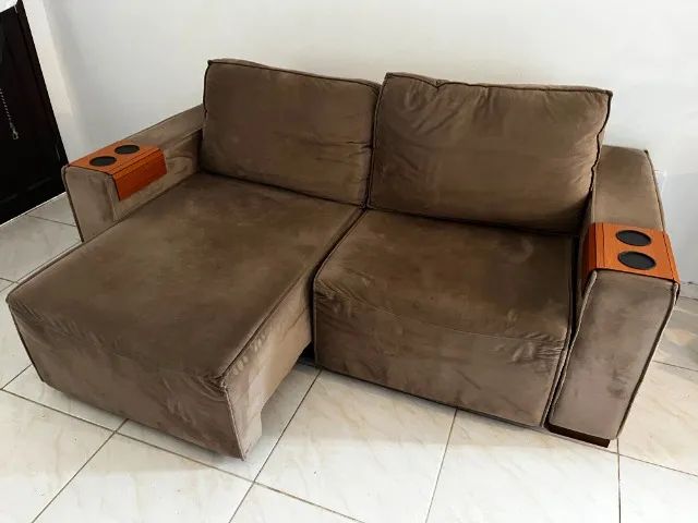 Sofá Retrátil 3 lugares - Marca Top Sofá  - Excelente estado  - Foto 2