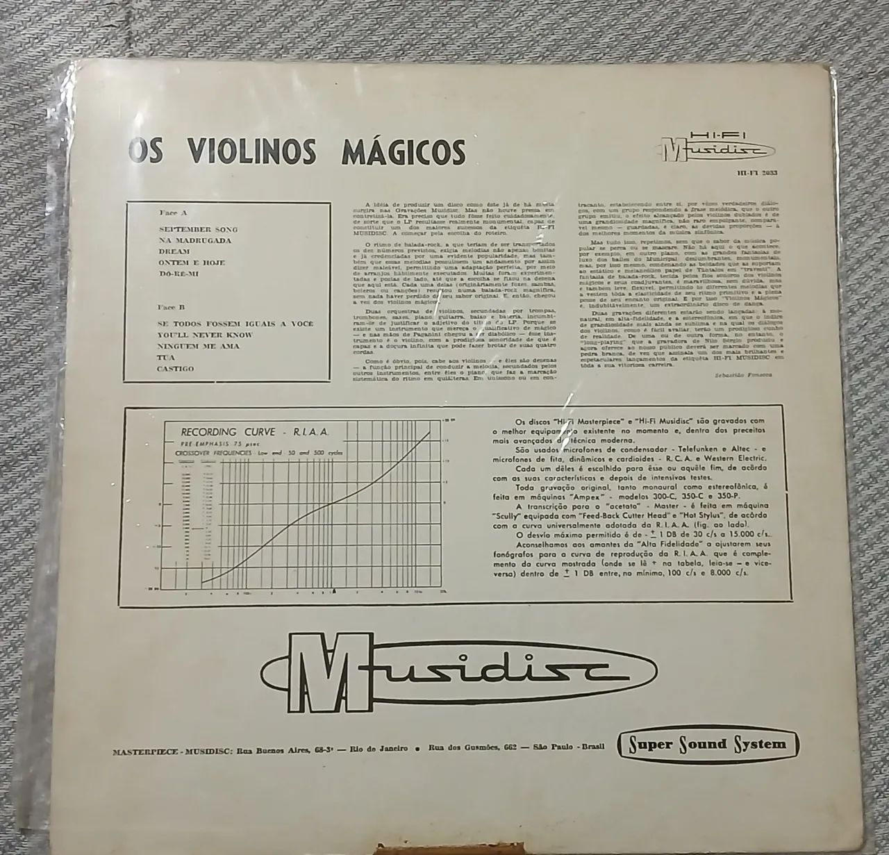 LP Os Violinos Mágicos - 1959 - Foto 4