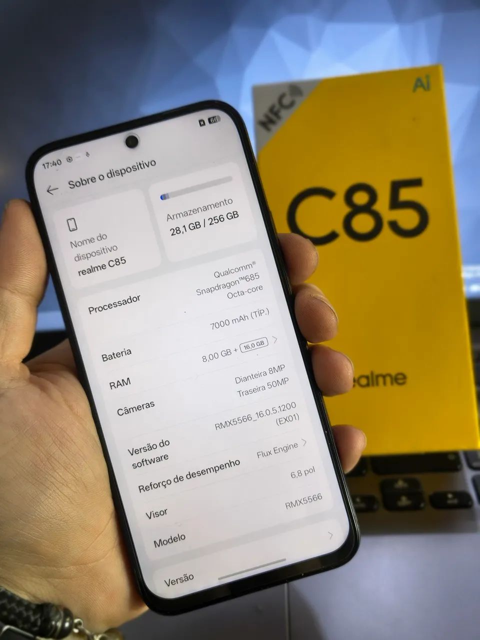 REALME C85 (ZERO) 256G/16 RAM - Foto 3