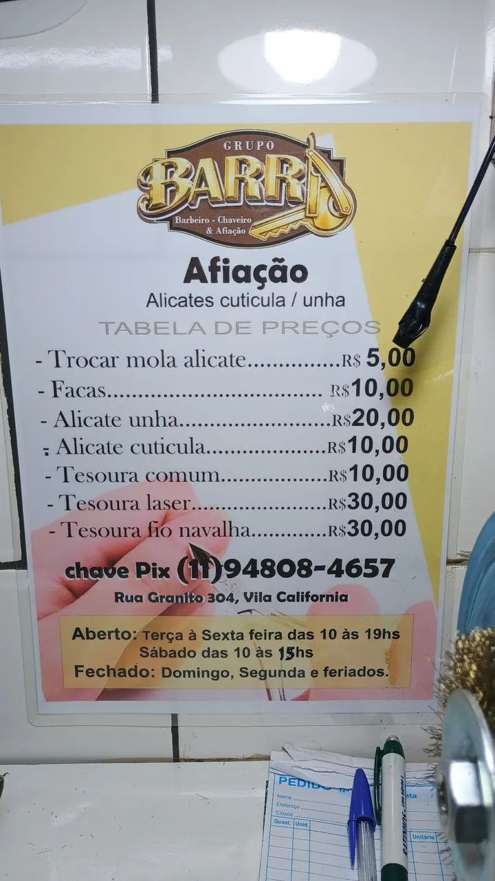 Grupo chaveiro, barbeiro e afiação  - Foto 3