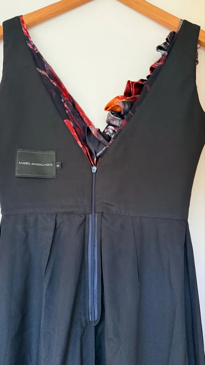 Vestido 100% seda - Tam 40 - Foto 4