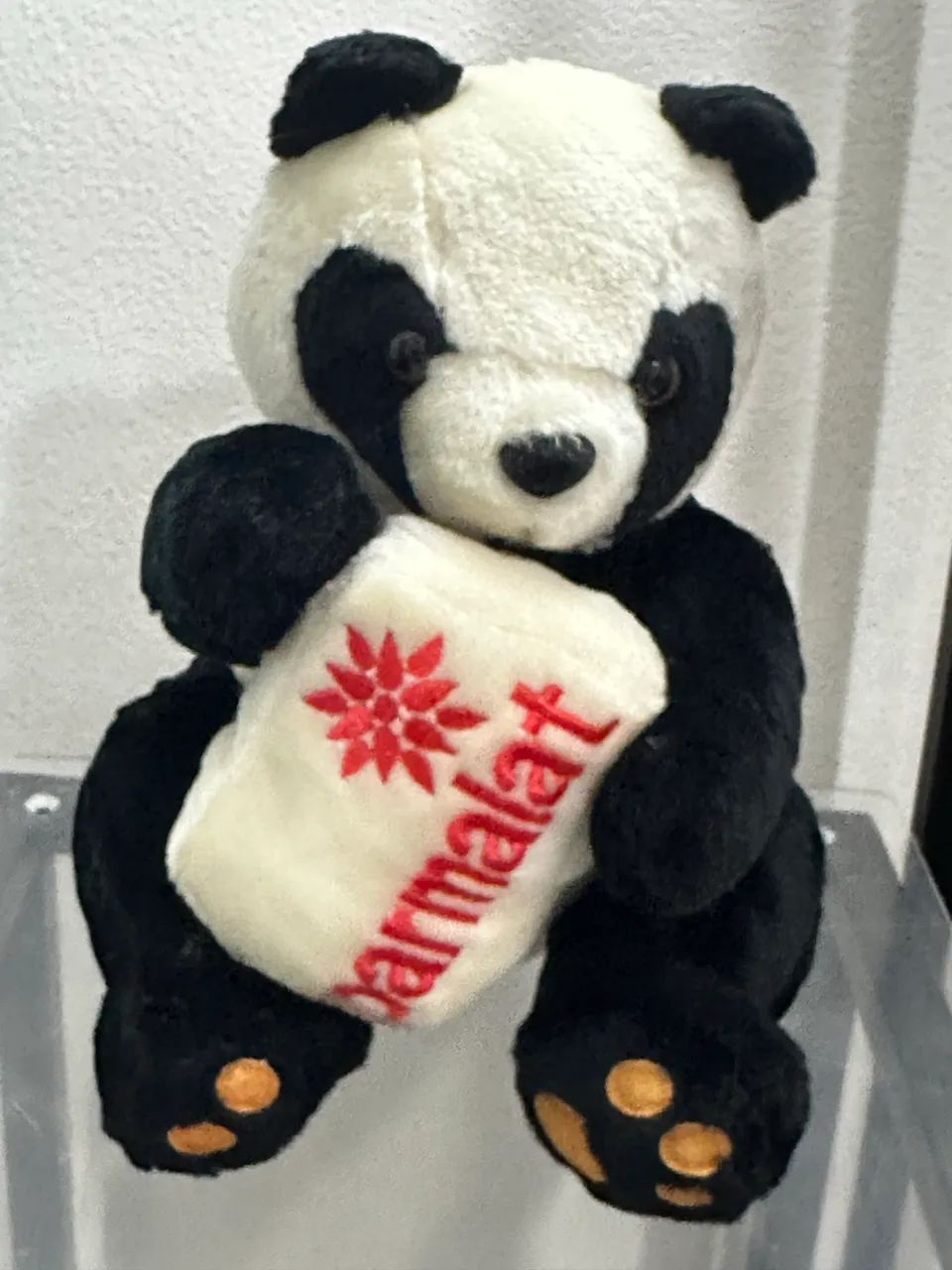 Pelúcia Panda da Parmalat 