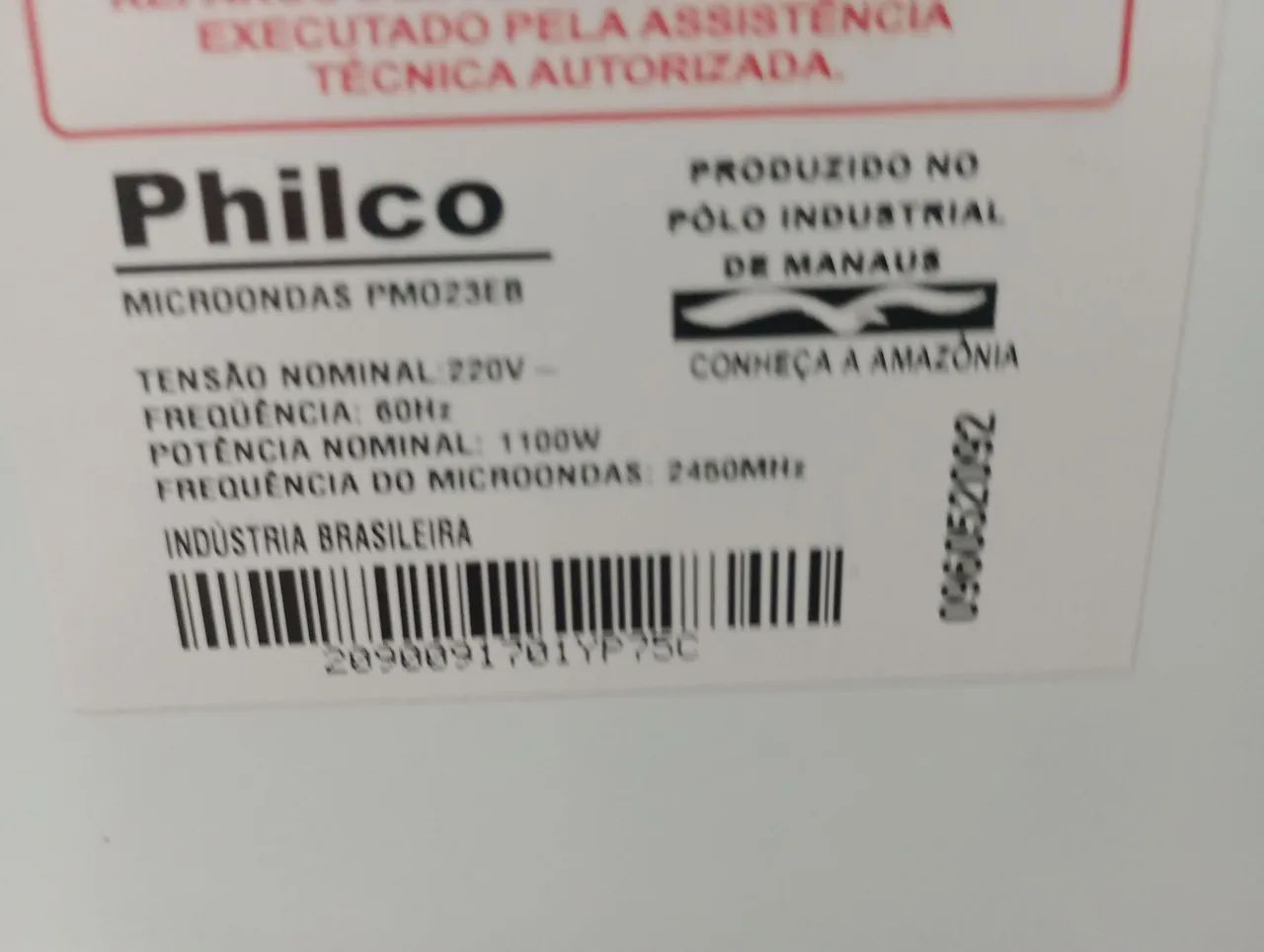 Microondas Philco 20 lts espelhado  - Foto 5