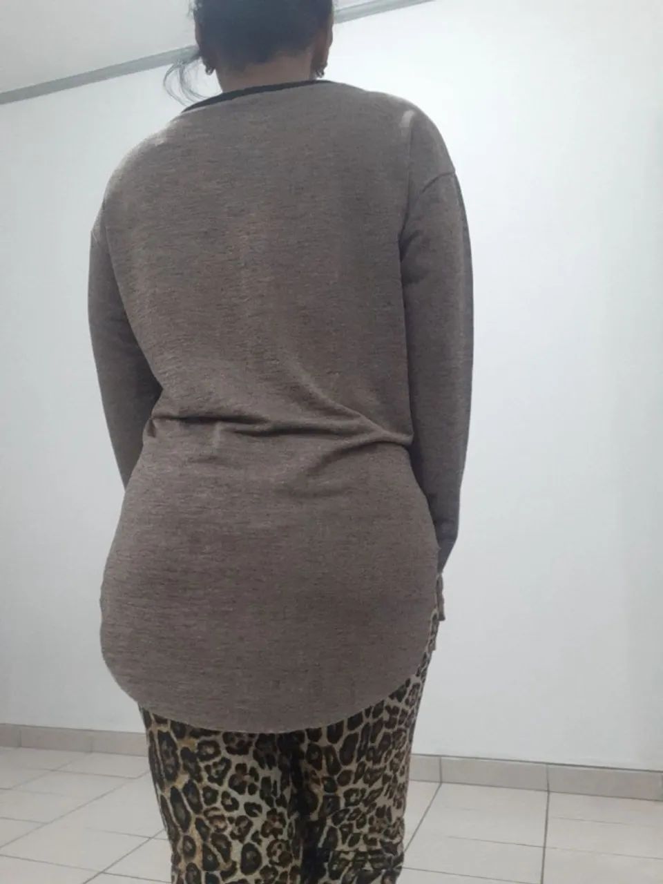 blusa alongada em viscose marisa tam. 40 - Foto 2