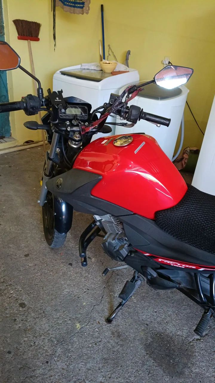 Moto150 factor vermelha  - Foto 4