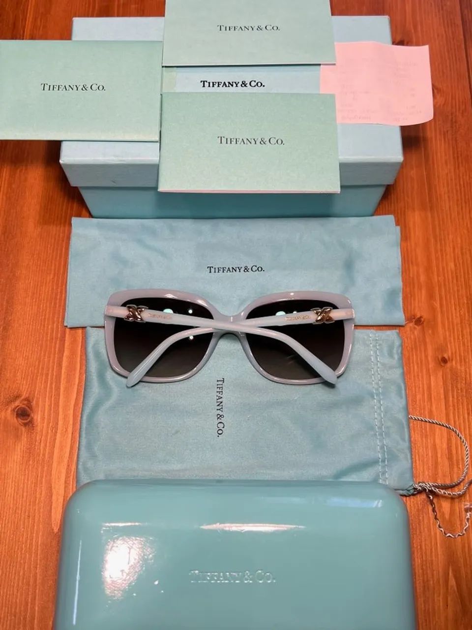 óculos tiffany co original 100% set completo - Foto 4