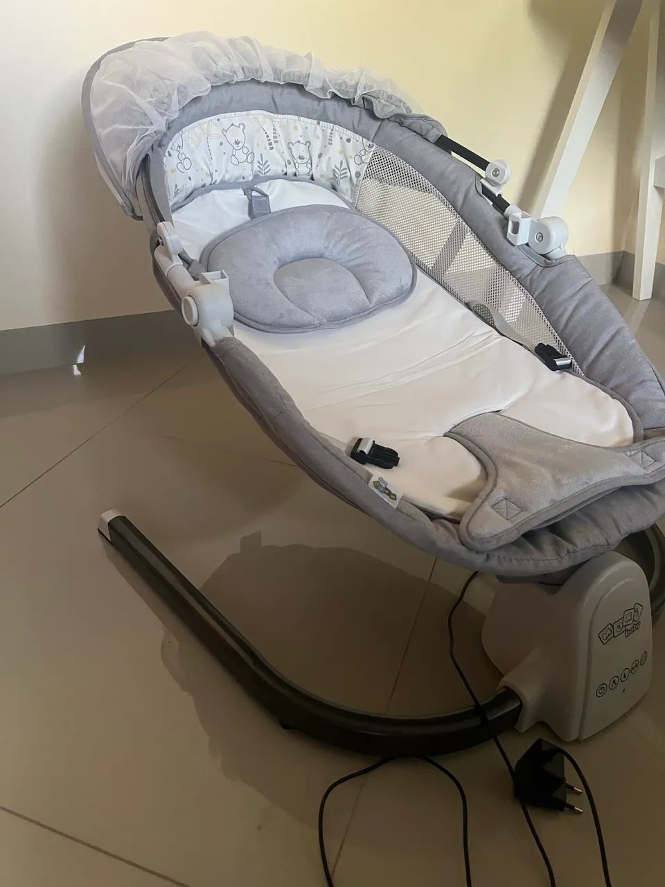 Cadeira Balanço Elétrica Bebê Descanso Automático Musical - Foto 5