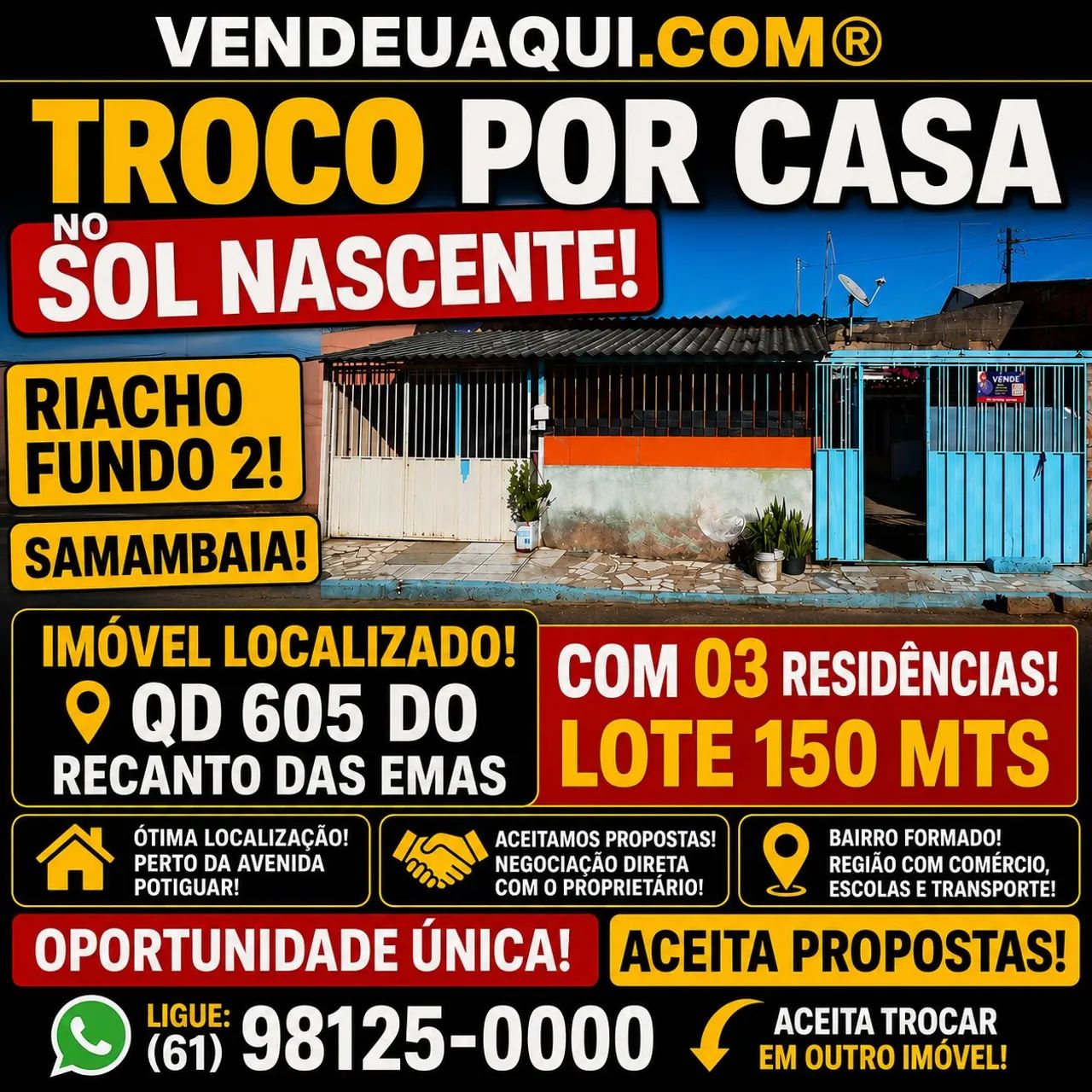 Troca! Oportunidade!
