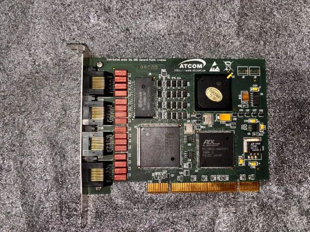 placa asterisk 4x E1 ATCOM