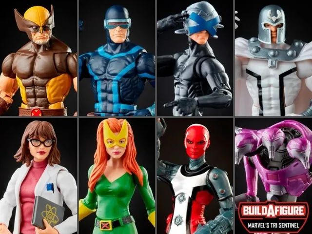 Marvel Legends Wave Tri Sentinel COMPLETA