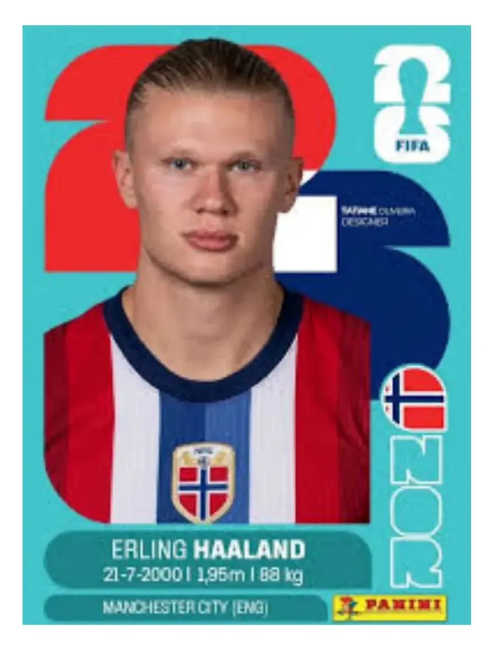 Figurinha Haaland copa 2026