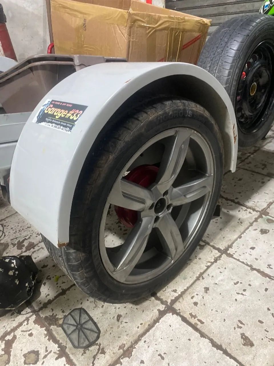 Jogo de Roda pra carrocinha 2 eixos pra jet ou pra moto