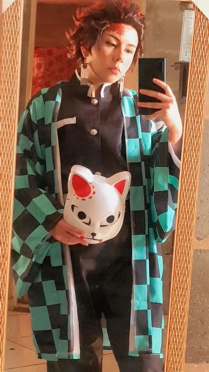 Cosplay Tanjiro Kimetsu no yaiba  - Foto 3