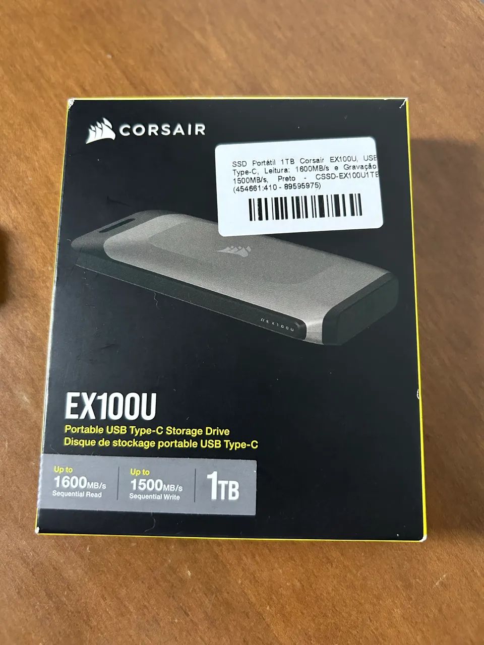 SSD externo Corsair EX100U 1TB  - Foto 2