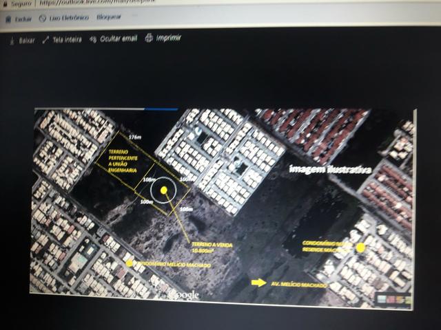 Área (terreno) comercial na Av. Melício Machado med. 108 m x 822,80 m - Foto 5