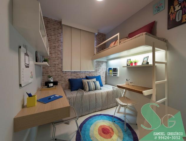 SAM - 77 - Via Jardins - 46m² - ITBI+RG grátis - Morada de Laranjeiras - Serra - Foto 3
