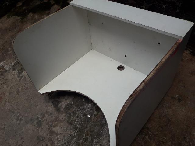 Bancada para computador estilo cabine 2 unidades - Foto 2