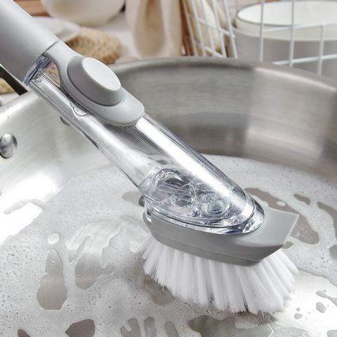 Escova de Cozinha com Reservatório para Detergente - Foto 2