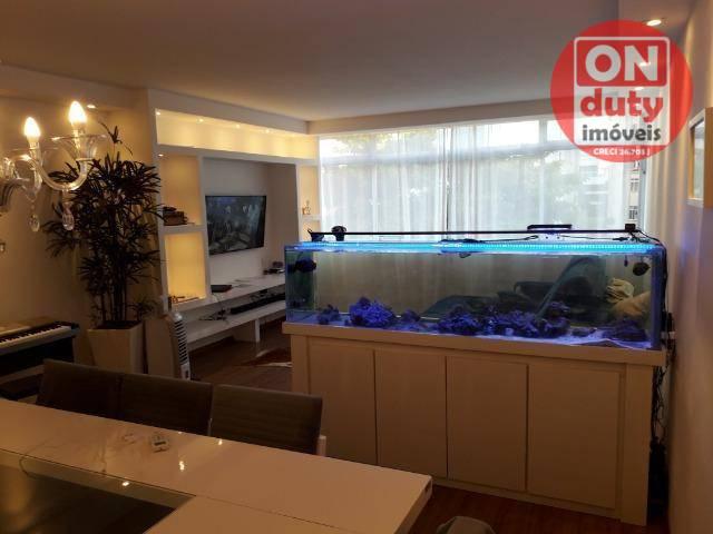 Apartamento com 3 dormitórios à venda, 120 m² por R$ 630.000 - Aparecida - Santos/SP - Foto 3